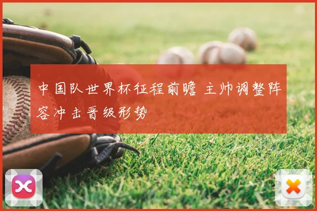 中国队世界杯征程前瞻 主帅调整阵容冲击晋级形势