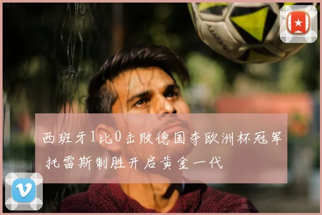 西班牙1比0击败德国夺欧洲杯冠军 托雷斯制胜开启黄金一代